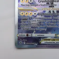 Pokemon TCG Zeraora VSTAR GG43/GG70 Crown Zenith Galarian Gallery Holo NM - Image 5