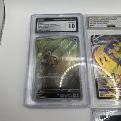 Lot Of 6 Graded Pokemon Cards CGC AGS Japanese Rayquaza Infernape Orbeetle VMAX - Image 2