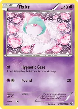 Ralts - RC8/RC25 - Pokemon Legendary Treasures Radiant Collection Card NM - Image 1