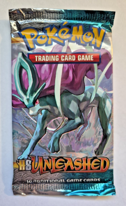 Pokemon HS Unleashed Sealed English Booster Pack (2010) Suicune Pack 172025_31 - Image 1