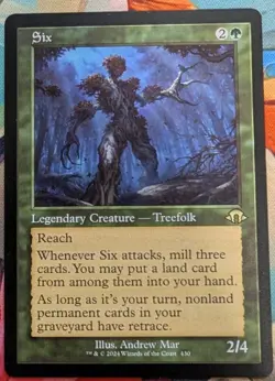 MTG Six - Modern Horizons 3 MH3 - Retro Frame Showcase - Rare NM - Image 1