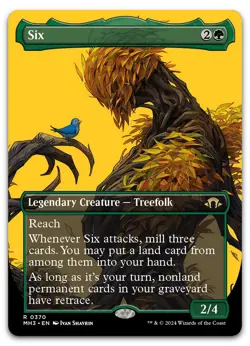 Six (Borderless) #370 (NM) Modern Horizons 3 MH3 Magic MTG - Image 1