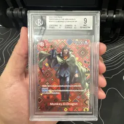 ☠🏴‍☠ Monkey.D.Dragon (SP) OP07-015 Emperors in the New World Foil BGS 9 💎 - Image 1