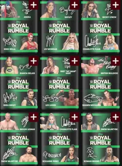 [DIGITAL] Topps Slam Royal Rumble 26 S1 Green Final Showdown Dual Signature Pick - Image 1