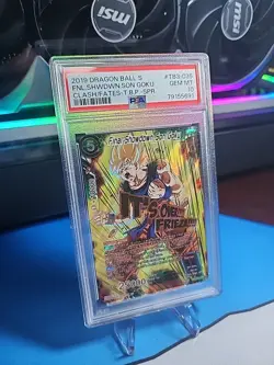 2019 DBS CARD GAME SPECIAL RARE #TB3-035 FINAL SHOWDOWN SON GOKU PSA 10 - Image 1