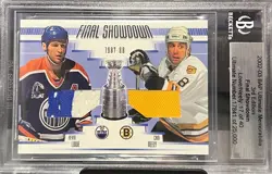 KEVIN LOWE / CAM NEELY - 2002-03 BAP ULTIMATE MEMORABILIA - FINAL SHOWDOWN /40 - Image 1