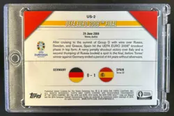 2023-24 Topps Chrome UEFA Euro 2008 Final Ultimate Showdown #US-2 - Image 2