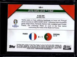 2023-24 Topps Chrome UEFA Euro 2016 Final Ultimate Showdown #US-1 - Image 2