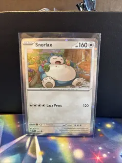 Snorlax 122 Sv: Scarlet & Violet Promo Cards Holo Near Mint - Image 1