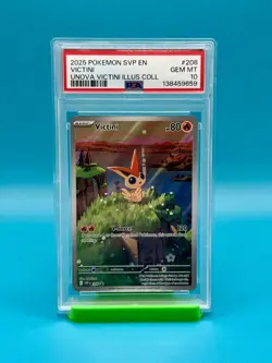 PSA 10 - 2025 POKEMON, SVP EN, VICTINI, UNOVA VICTINI ILLUS COLL - Image 1