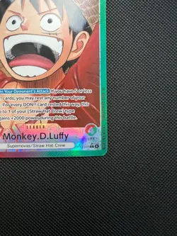 Monkey.D.Luffy Alt Art OP13-001 Carrying On His Will Eng Alt Art Leader - Image 5