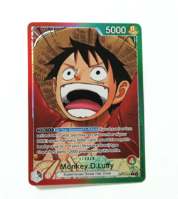 Monkey D Luffy OP13-001 L Leader Alt Art Carrying On His Will ENG - Image 1