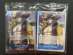 One Piece TCG Dracule Mihawk P-081 SET OP-11 Release Event Winner English Sealed - Image 1