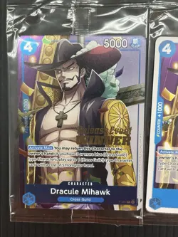 One Piece TCG Dracule Mihawk P-081 SET OP-11 Release Event Winner English Sealed - Image 2