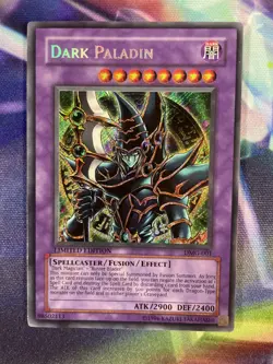 Dark Paladin DMG-001 Limited Edition Yu-Gi-Oh Secret Rare Promo Card - MP/LP - Image 1