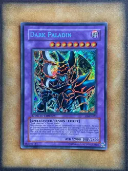 Yugioh Dark Paladin DMG-001 Secret Rare Limited Edition Promo LP - Image 1