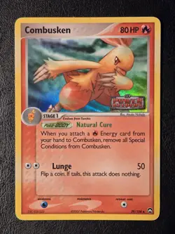 Combusken 29/108 - Holo Rare (EX Power Keepers) - Heavily Played Pokemon Card - Image 1