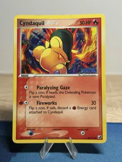 Cyndaquil EX Unseen Forces Reverse Holo Stamped 54/115 Pokemon Card MP HP - Image 1