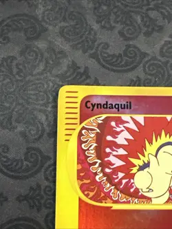 Pokemon Card Cyndaquil 105/165 Reverse Holo Foil Expedition - Image 4