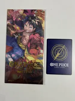 ONE PIECE TCG Card Game Chinese New Year Red Packet Monkey D. Luffy P-001 Promo - Image 2