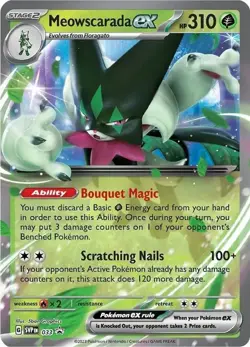 Meowscarada ex 033 Sv: Scarlet & Violet Promo Cards Holo - Image 1