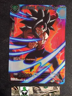 Dragon Ball Super Card Game Mythic Booster #P-261 PR SS4 Bardock Foil - Image 1