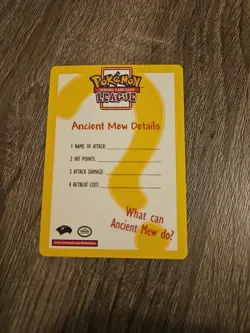 Ancient Mew Details Card. READ DESCRIPTION - Image 1