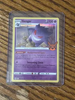 Pokemon TCG Gengar 066/196 Rare Holo Card Trick or Trade 2023 NM - Image 1