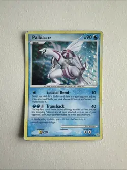Pokemon TCG Palkia Diamond & Pearl 11/130 Holo Holo Rare HP DMG - Image 1