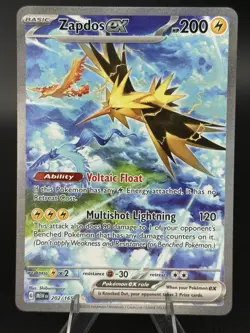 Pokemon Card TCG - Zapdos ex SV: Scarlet & Violet 151 #202/165 - NM - Image 1