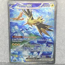Pokemon Card TCG - Zapdos ex SV: Scarlet & Violet 151 #202/165 - NM - Image 1