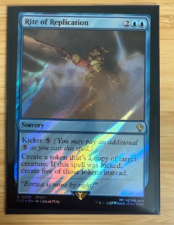 MTG: Rite of Replication (Surge Foil) Commander: Final Fantasy Foil NM - Image 1