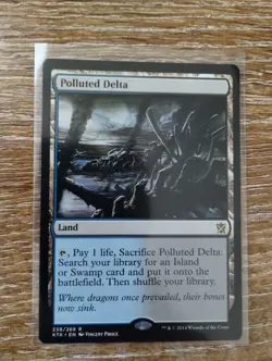 Polluted Delta - MTG Khans of Tarkir - NM - Image 1