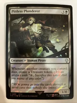 Pitiless Plunderer (Surge Foil) 0281 (NM) Final Fantasy FIC Magic MTG - Image 1