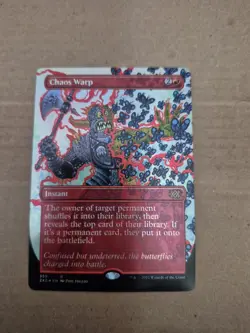 Chaos Warp (Borderless) Double Masters 2022 Foil - Image 1
