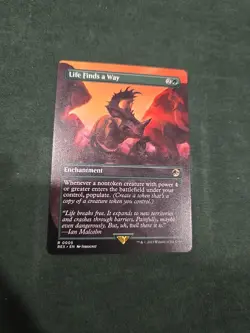 Life Finds A Way Borderless (Non Foil) - MTG Jurassic World NM English - Image 1