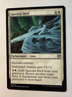 Spectral Steel [Wilds of Eldraine Commander] Magic MTG - Image 1