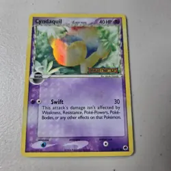 Cyndaquil 45/101 Reverse Holo Delta Species EX Dragon Frontiers Pokemon Damaged - Image 1
