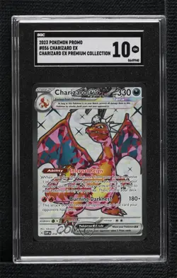 Charizard ex (Premium Collection) Pokemon Black Star Promo SGC 10 GEM - Image 1