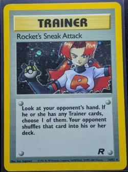 Pokemon TCG - Rocket's Sneak Attack 16/82 Team Rocket Holo - Image 1