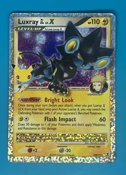 Pokemon Luxray GL LV.X 109/111 Celebrations: Classic Collection Holo - Image 1
