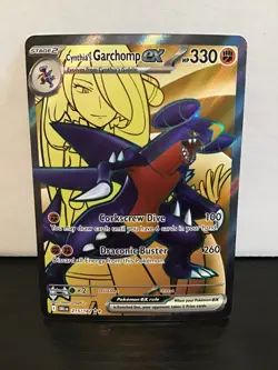 Cynthia's Garchomp ex 215/182 Pokemon Destined Rivals Holo Full Art Ultra Rare - Image 1