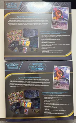 Pokemon Center Exclusive Phantasmal Flames Elite Trainer Box (Lot of 2) - Image 2