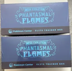 Pokemon Center Exclusive Phantasmal Flames Elite Trainer Box (Lot of 2) - Image 3