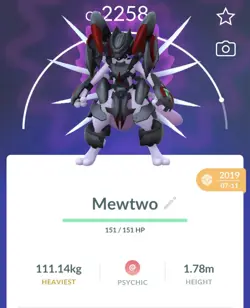 Pokemon Go PTC Acc, TWO Guaranteed Lucky Armor Mewtwo - Image 2