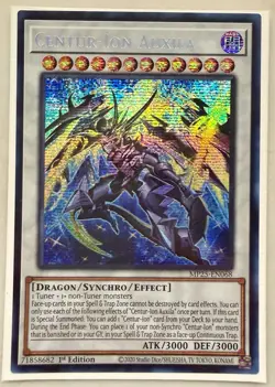 3X Yugioh Centur-Ion Auxila MP25-EN068 Secret Rare 1st Edition NM - Image 1