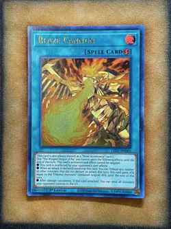 Yugioh Blaze Cannon LED7-EN005 Ultra Rare 1st Ed NM - Image 1