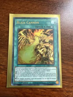 Blaze Cannon LED7-EN005 Legendary Duelists: Rage of Ra 1st Edition - Image 1