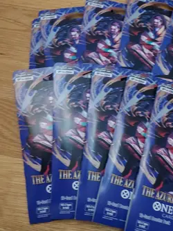 ONE PIECE OP14 THE AZURE SEA’S SEVEN SLEEVED BOOSTER PACK LOT OF 10 - IN HAND - Image 2