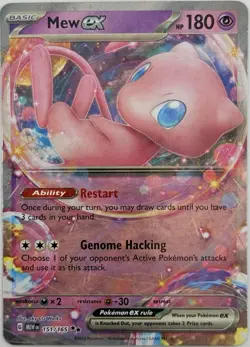 Mew EX 151/165 NM/MINT ~ Scarlet & Violet 151 ~ Pokemon Trading Card Game - Image 1